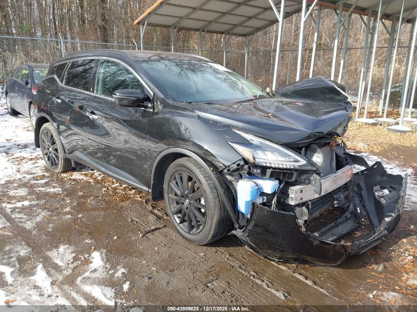 2022 Nissan Murano Sv Intelligent Awd VIN: 5N1AZ2BS1NC130505 Lot: 43959025