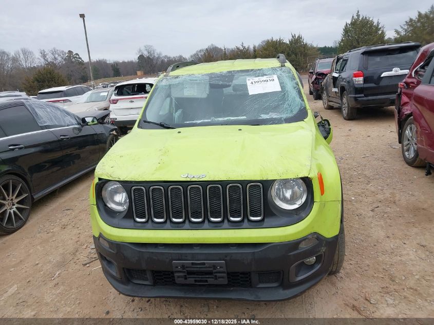 2017 Jeep Renegade Latitude 4X4 VIN: ZACCJBBB7HPF11862 Lot: 43959030