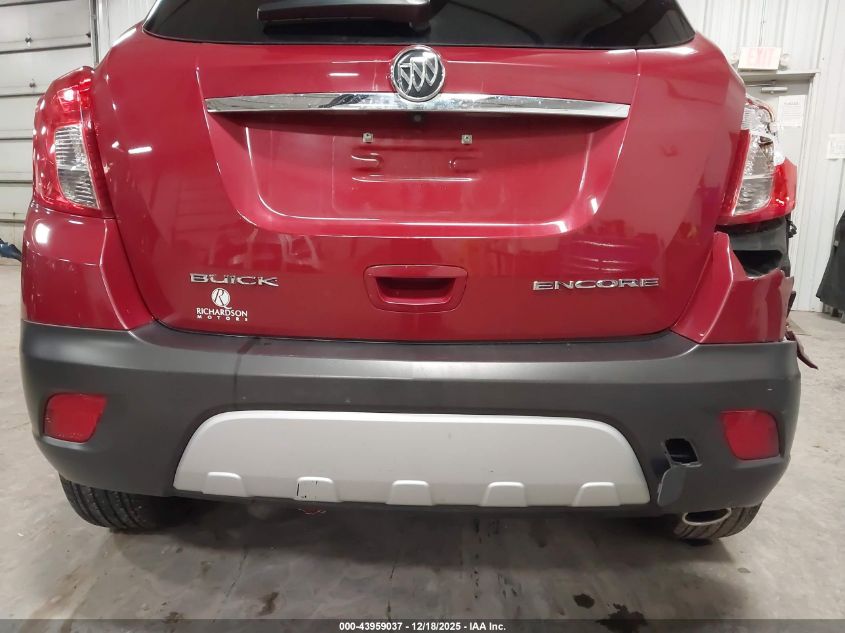 2014 Buick Encore Leather VIN: KL4CJCSB0EB566840 Lot: 43959037