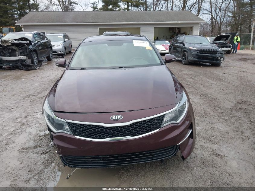 2018 Kia Optima Lx VIN: 5XXGT4L36JG224893 Lot: 43959044