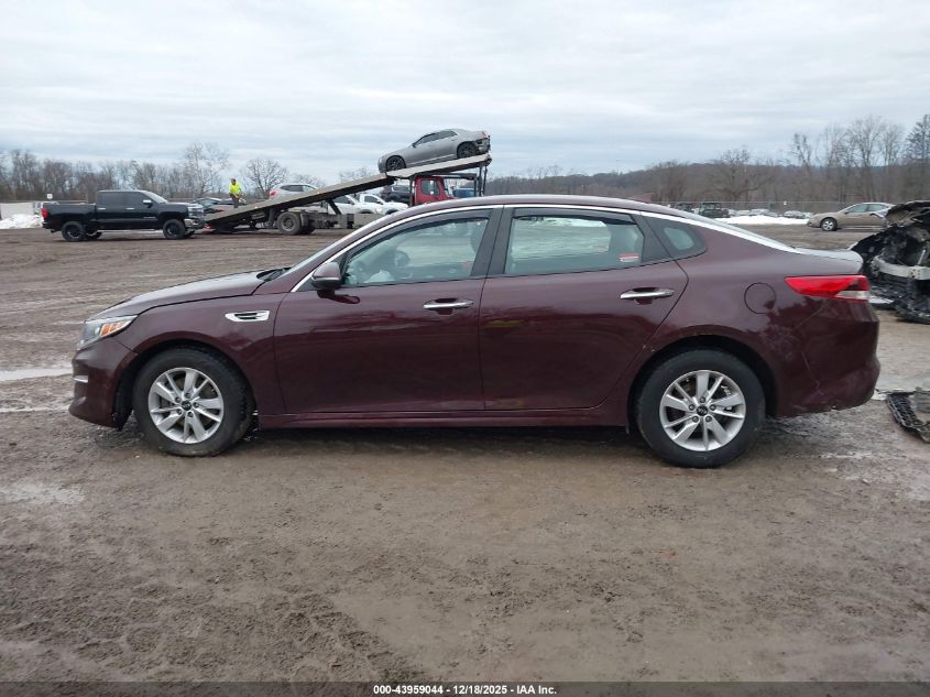 2018 Kia Optima Lx VIN: 5XXGT4L36JG224893 Lot: 43959044