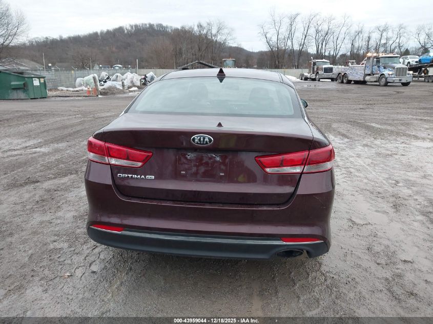 2018 Kia Optima Lx VIN: 5XXGT4L36JG224893 Lot: 43959044