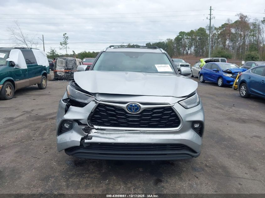 2021 Toyota Highlander Hybrid Xle VIN: 5TDGARAH1MS008292 Lot: 43959061