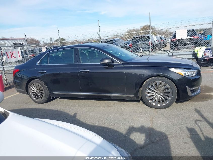2018 Genesis G90 3.3T Premium VIN: KMHG34JA8JU039638 Lot: 43959062