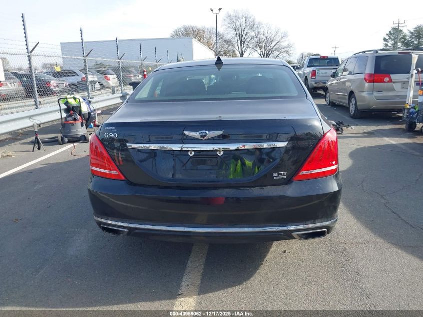2018 Genesis G90 3.3T Premium VIN: KMHG34JA8JU039638 Lot: 43959062