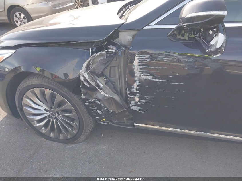 2018 Genesis G90 3.3T Premium VIN: KMHG34JA8JU039638 Lot: 43959062