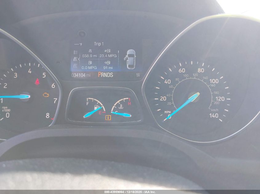 2019 Ford Escape S VIN: 1FMCU0F73KUB22896 Lot: 43959064