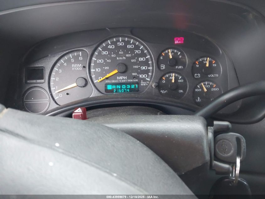 2000 Chevrolet Silverado 1500 Ls VIN: 2GCEK19T2Y1347865 Lot: 43959079