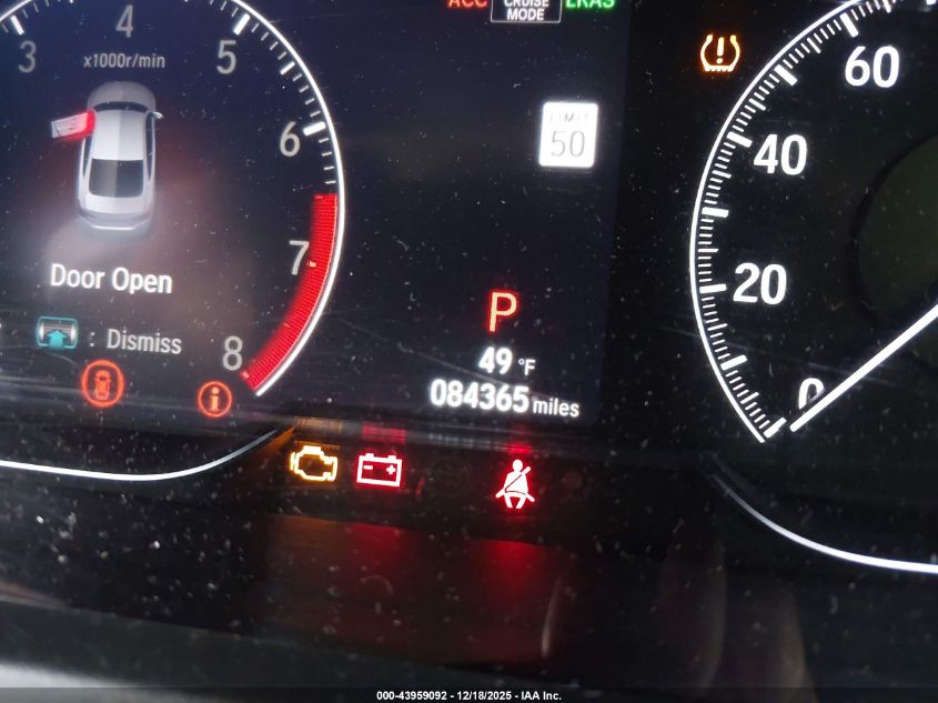 2018 Honda Accord Ex VIN: 1HGCV1F45JA157714 Lot: 43959092