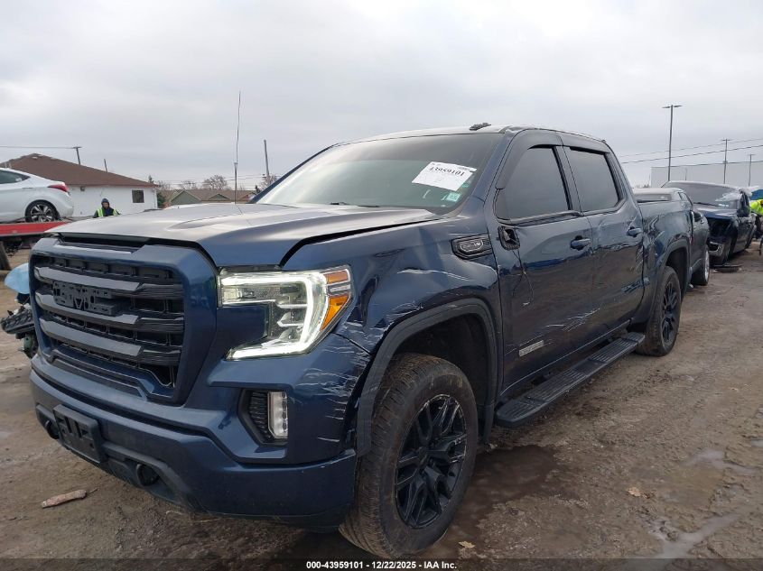 2021 GMC Sierra 1500 4Wd Short Box Elevation VIN: 3GTU9CED9MG449537 Lot: 43959101
