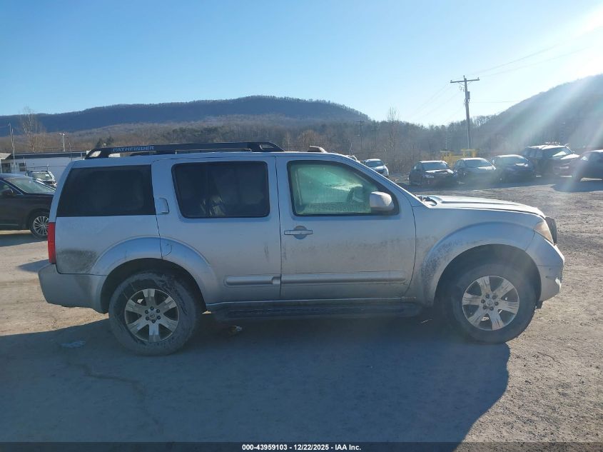 2007 Nissan Pathfinder Le VIN: 5N1AR18WX7C649513 Lot: 43959103