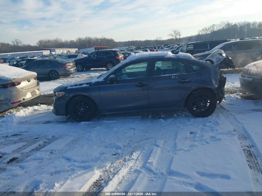 2022 Honda Civic Sport VIN: 2HGFE2F55NH521200 Lot: 43959104