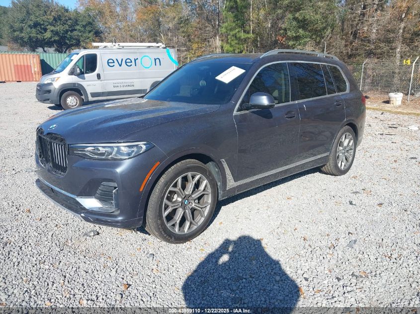 2019 BMW X7 xDrive40I VIN: 5UXCW2C59KL083877 Lot: 43959110