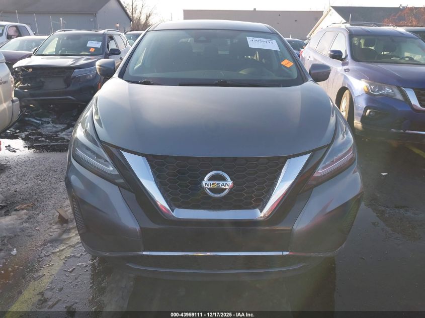 2020 Nissan Murano S Intelligent Awd VIN: 5N1AZ2AS3LN161399 Lot: 43959111