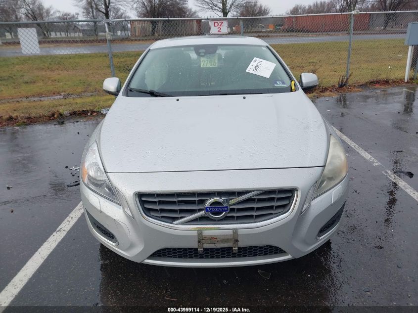 2012 Volvo S60 T5 VIN: YV1622FS6C2037467 Lot: 43959114