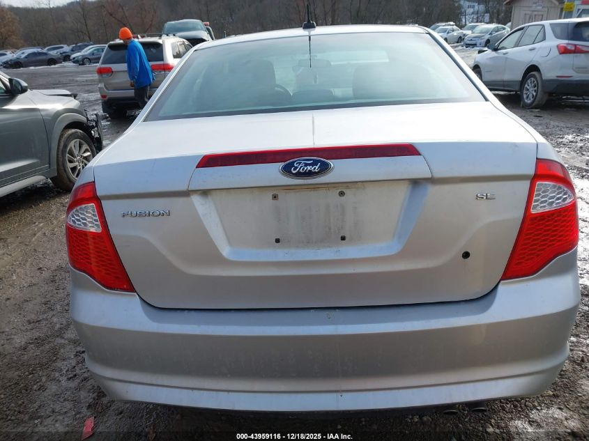 2012 Ford Fusion Se VIN: 3FAHP0HA3CR149606 Lot: 43959116