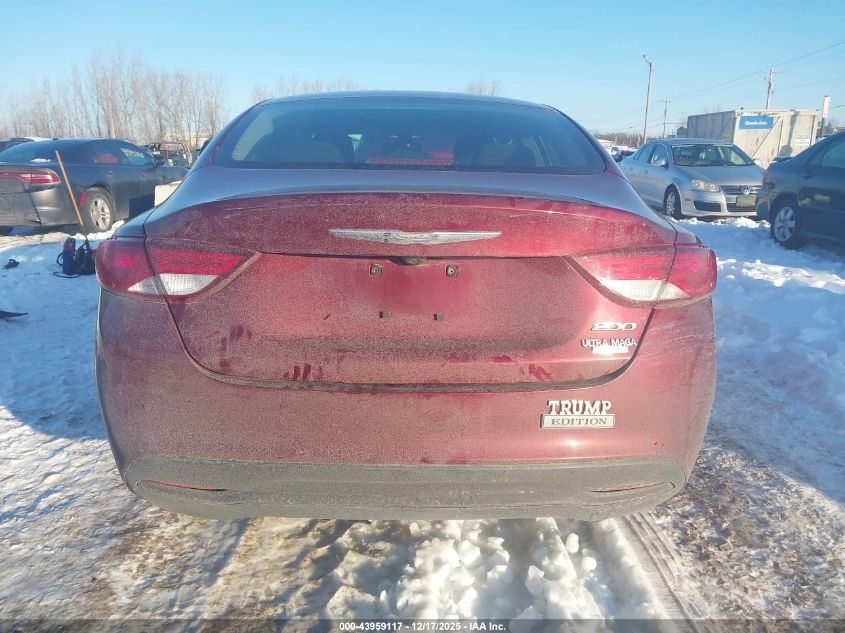 2017 Chrysler 200 Touring VIN: 1C3CCCFB1HN509743 Lot: 43959117