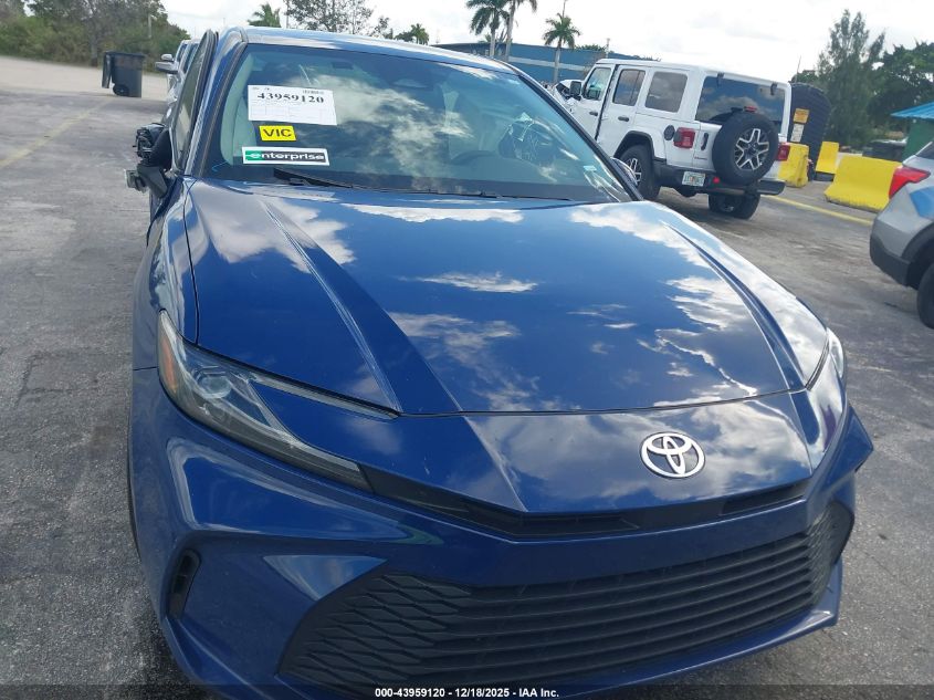 2025 Toyota Camry Le VIN: 4T1DAACK6SU089615 Lot: 43959120