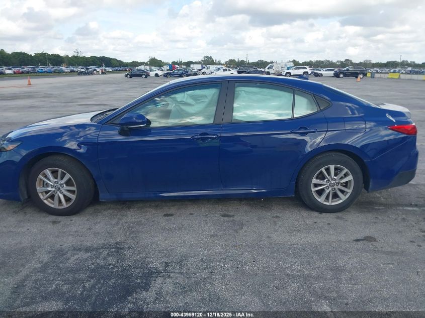 2025 Toyota Camry Le VIN: 4T1DAACK6SU089615 Lot: 43959120