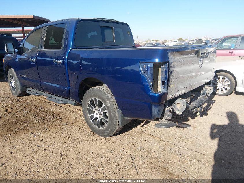 2021 Nissan Titan Sv 4X2 VIN: 1N6AA1EF6MN534484 Lot: 43959124