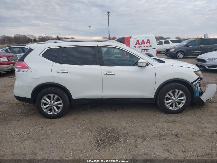 2016 Nissan Rogue Sv VIN: 5N1AT2MV9GC859394 Lot: 43959130