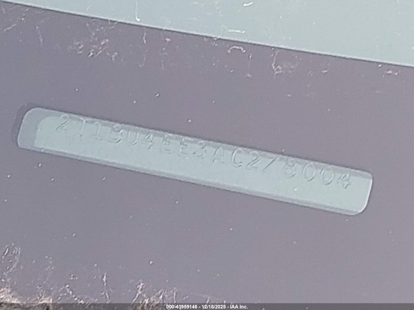 2010 Toyota Corolla Le VIN: 2T1BU4EE3AC278004 Lot: 43959146