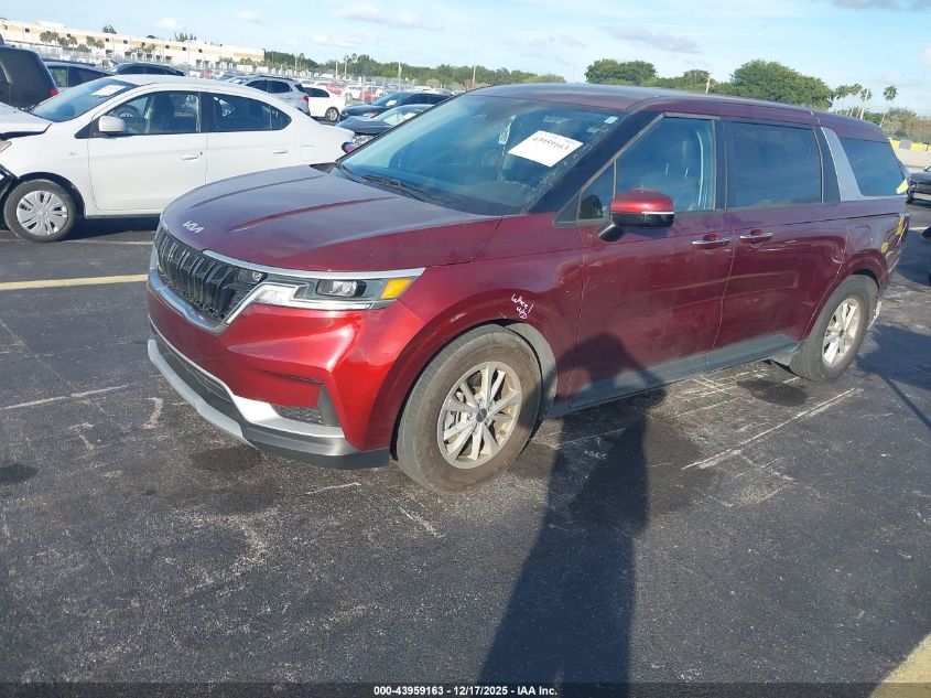 2024 Kia Carnival Mpv Lx Seat Package