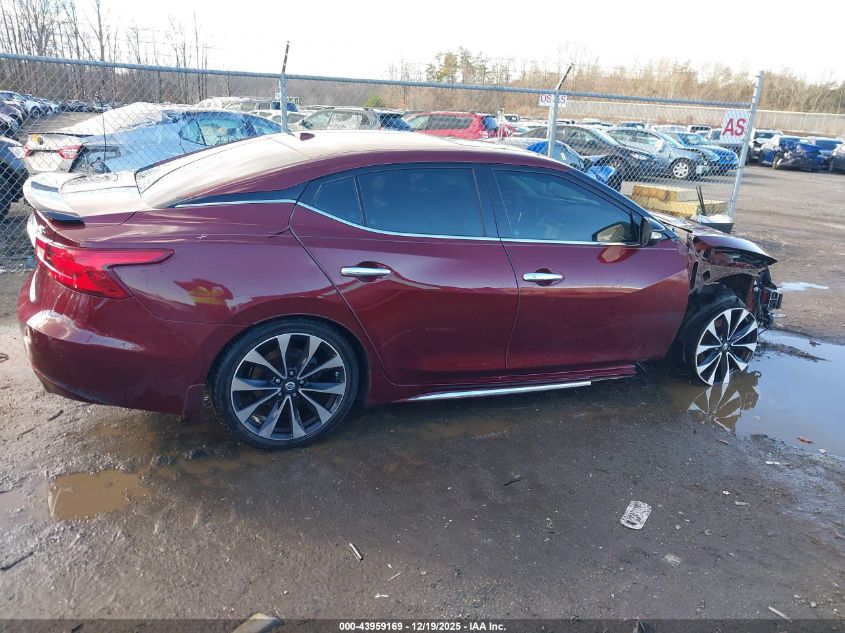 2016 Nissan Maxima 3.5 Sr VIN: 1N4AA6AP7GC413306 Lot: 43959169