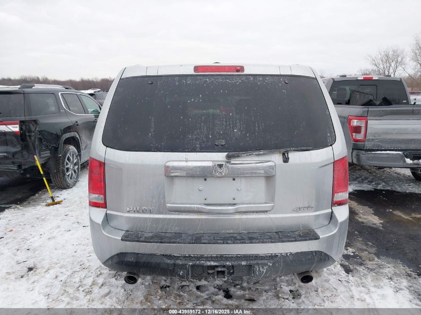 2012 Honda Pilot Ex-L VIN: 5FNYF4H56CB061495 Lot: 43959172