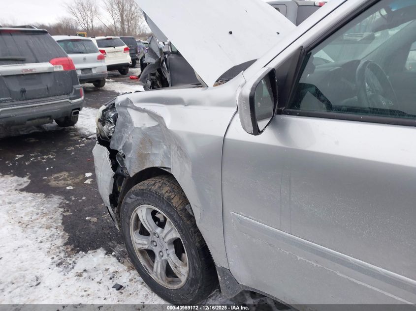 2012 Honda Pilot Ex-L VIN: 5FNYF4H56CB061495 Lot: 43959172
