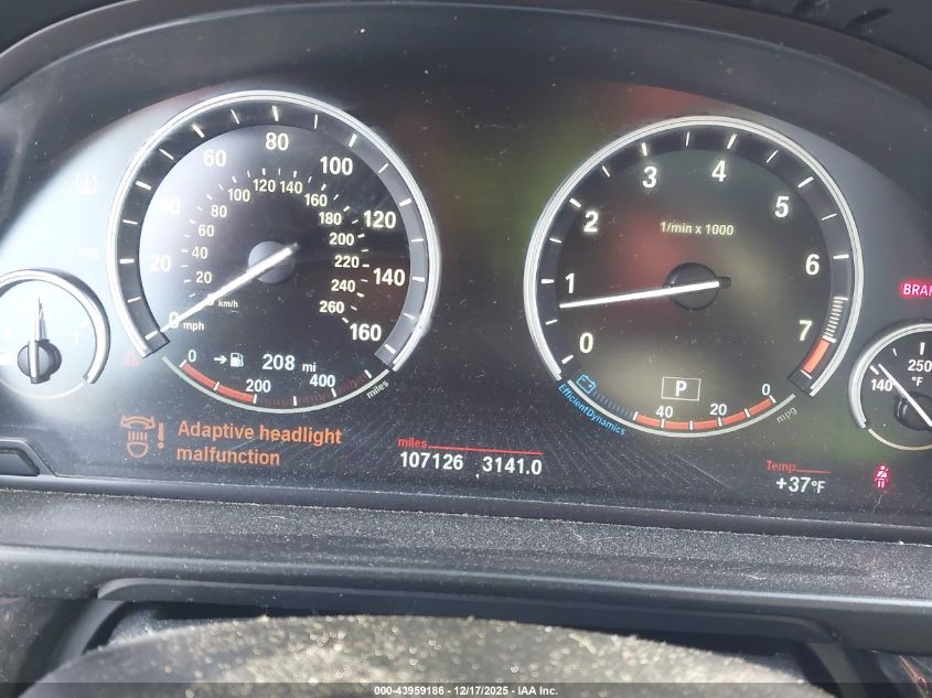 2014 BMW 528I xDrive VIN: WBA5A7C51ED619772 Lot: 43959186