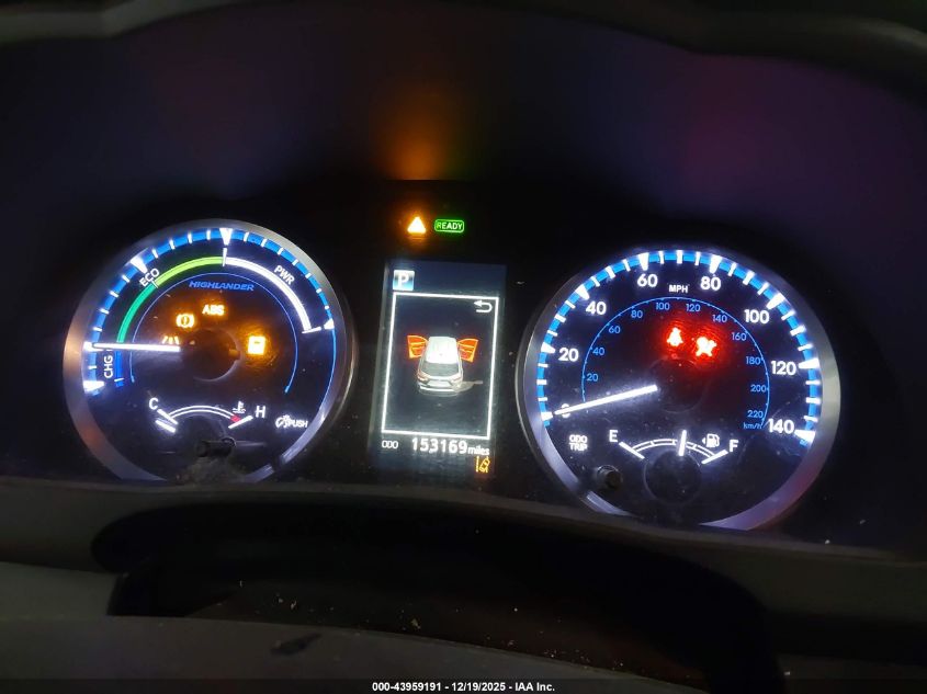 2017 Toyota Highlander Hybrid Le VIN: 5TDBGRFH2HS033127 Lot: 43959191