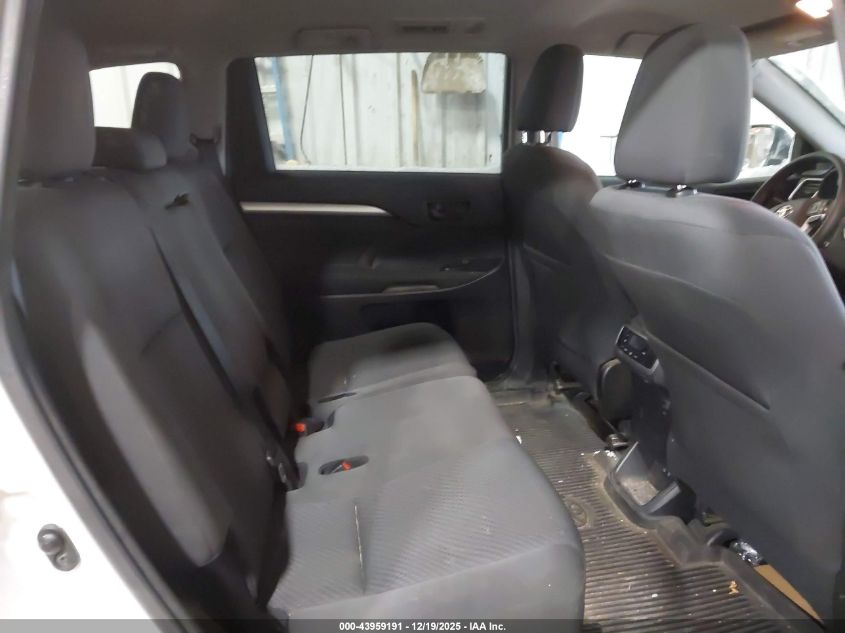 2017 Toyota Highlander Hybrid Le VIN: 5TDBGRFH2HS033127 Lot: 43959191