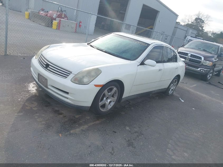 2003 Infiniti G35 Luxury Leather VIN: JNKCV51E13M004897 Lot: 43959202