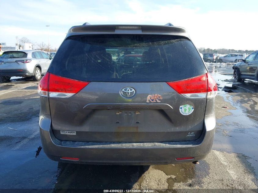 2014 Toyota Sienna Le 7 Passenger VIN: 5TDJK3DC9ES077541 Lot: 43959222