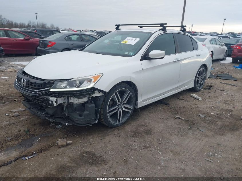 2017 Honda Accord Sport Se VIN: 1HGCR2F10HA300305 Lot: 43959227