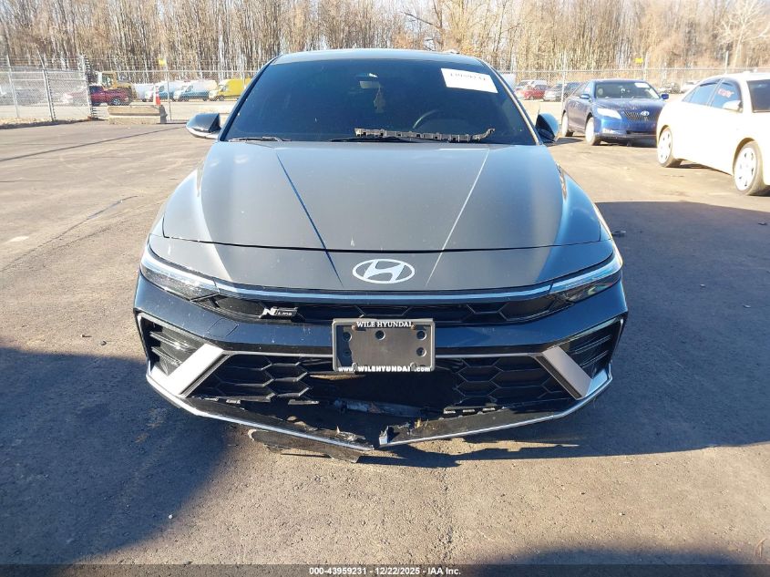 2024 Hyundai Elantra N Line VIN: KMHLR4DF1RU744586 Lot: 43959231