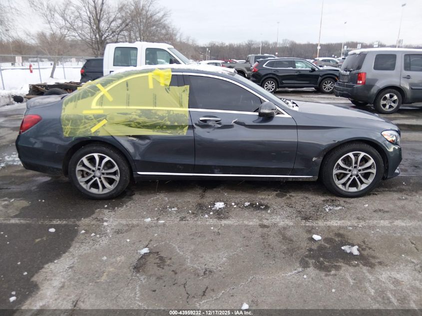 2016 Mercedes-Benz C 300 4Matic VIN: 55SWF4KB4GU140092 Lot: 43959232