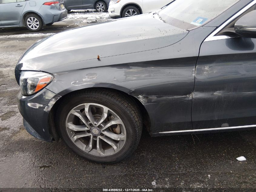 2016 Mercedes-Benz C 300 4Matic VIN: 55SWF4KB4GU140092 Lot: 43959232