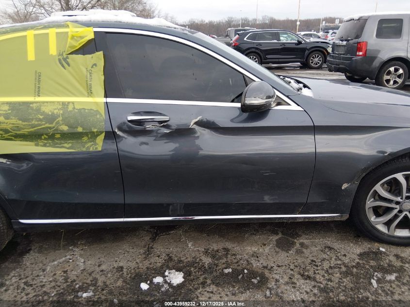 2016 Mercedes-Benz C 300 4Matic VIN: 55SWF4KB4GU140092 Lot: 43959232
