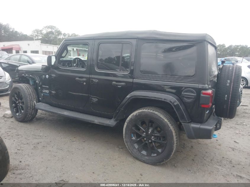 2022 Jeep Wrangler 4Xe Unlimited Sahara 4X4 VIN: 1C4JJXP67NW198617 Lot: 43959241