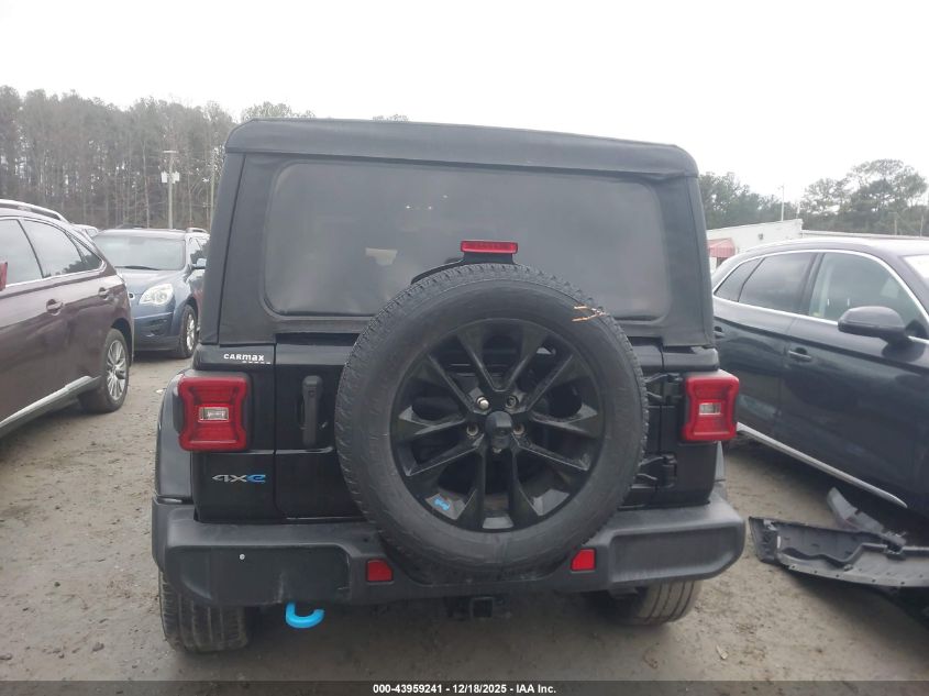 2022 Jeep Wrangler 4Xe Unlimited Sahara 4X4 VIN: 1C4JJXP67NW198617 Lot: 43959241