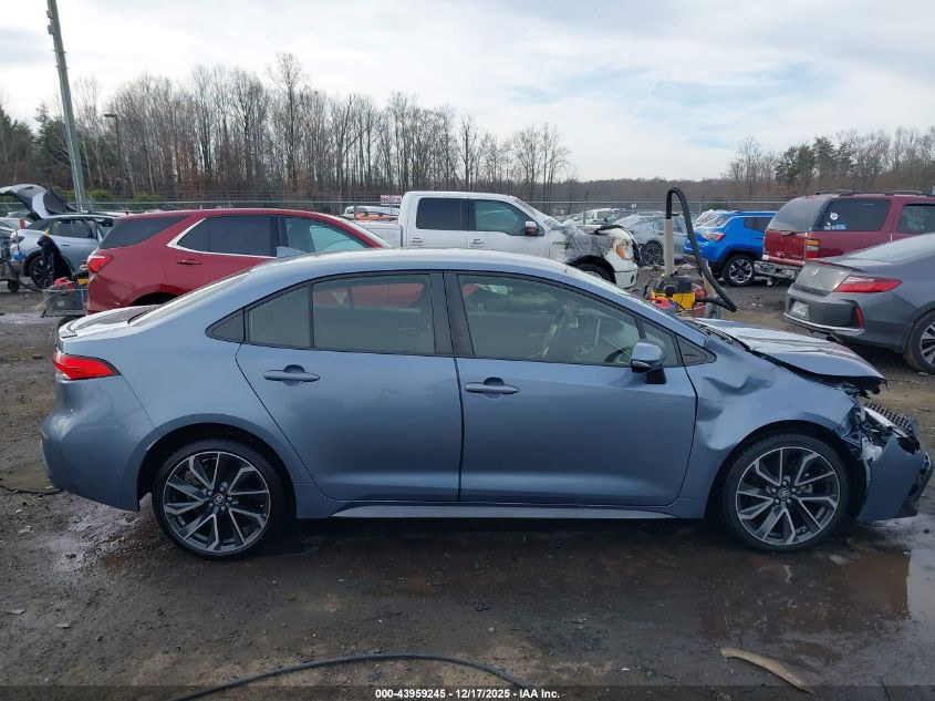 2021 Toyota Corolla Se VIN: JTDS4MCE4MJ055384 Lot: 43959245