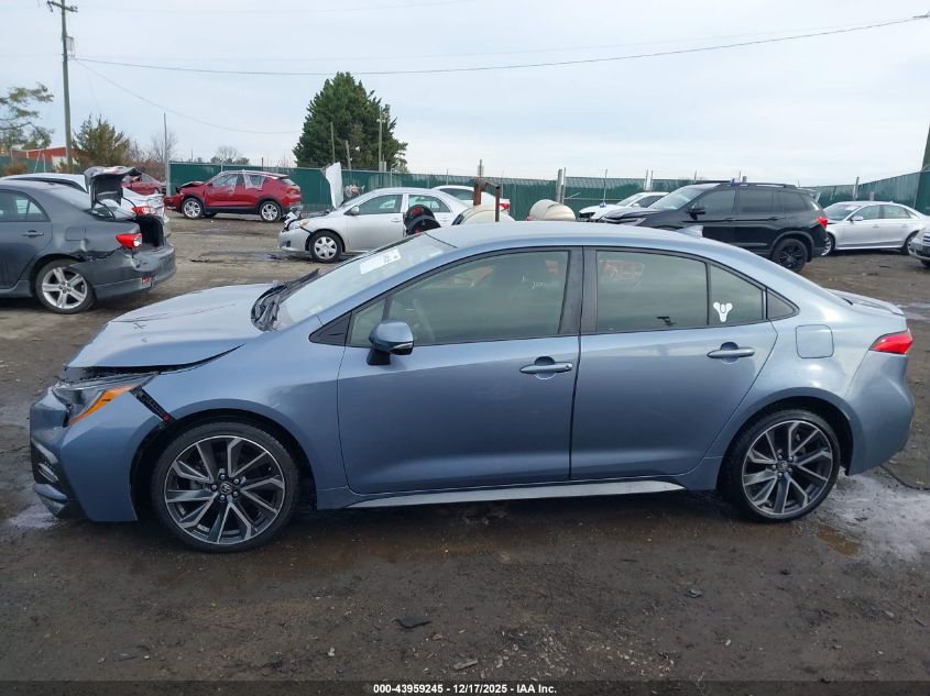 2021 Toyota Corolla Se VIN: JTDS4MCE4MJ055384 Lot: 43959245