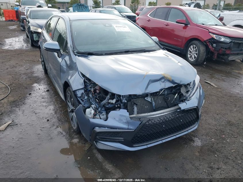 2021 Toyota Corolla Se VIN: JTDS4MCE4MJ055384 Lot: 43959245