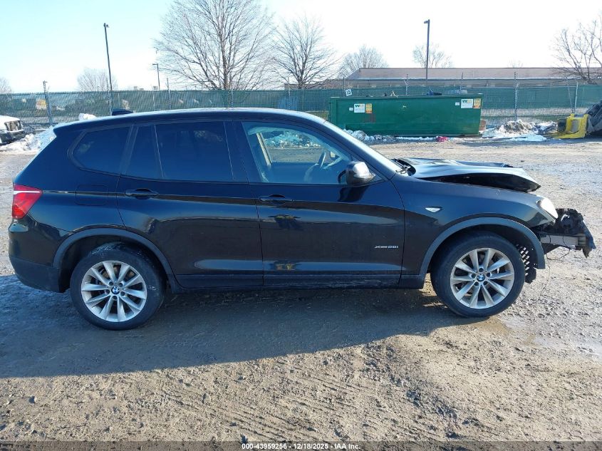 2013 BMW X3 xDrive28I VIN: 5UXWX9C58D0A27343 Lot: 43959256