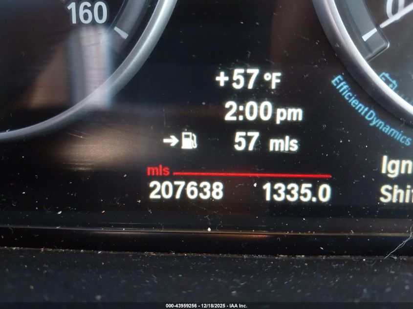 2013 BMW X3 xDrive28I VIN: 5UXWX9C58D0A27343 Lot: 43959256