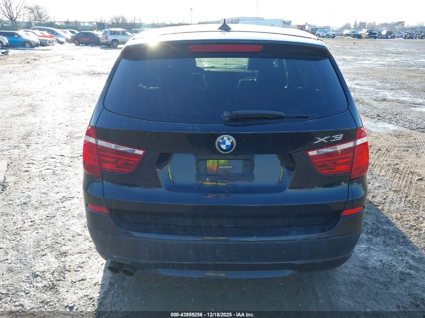 2013 BMW X3 xDrive28I VIN: 5UXWX9C58D0A27343 Lot: 43959256