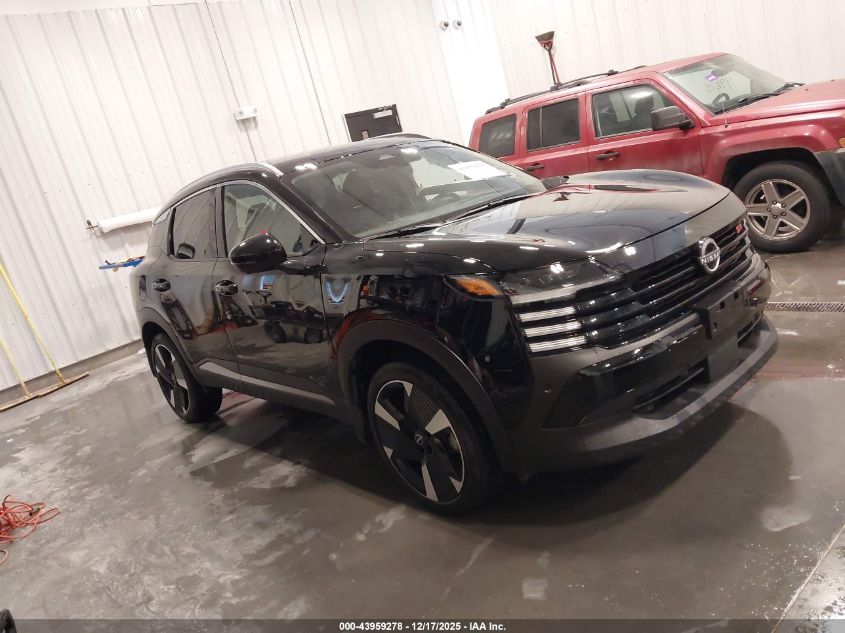 2025 Nissan Kicks Sr Intelligent Awd VIN: 3N8AP6DB4SL320754 Lot: 43959278