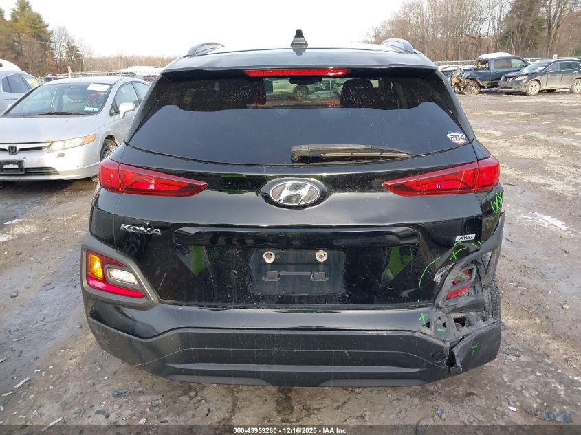 2019 Hyundai Kona Sel VIN: KM8K6CAA1KU256655 Lot: 43959280